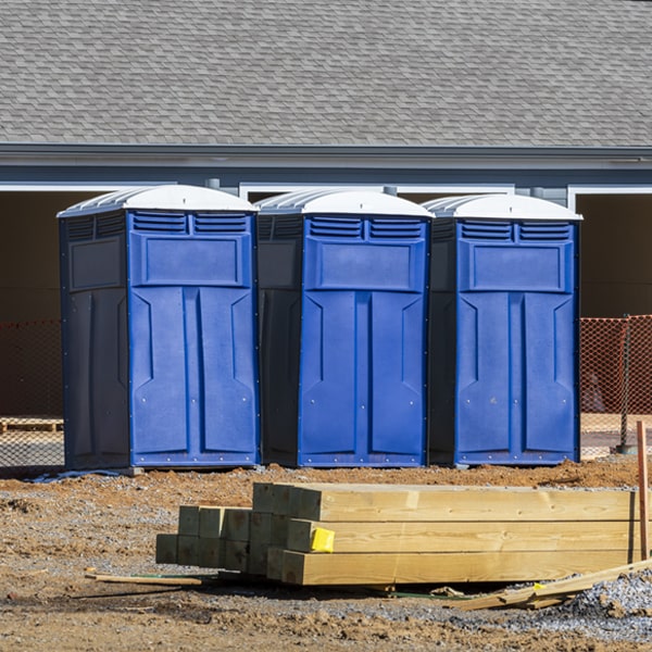 are there any restrictions on where i can place the portable toilets during my rental period in Marion AR